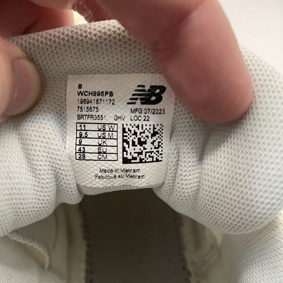 New Balance Women's 11 FuelCell 996v5 Pickleball Indoor Court Shoes WCH996PB - Picture 5 of 8